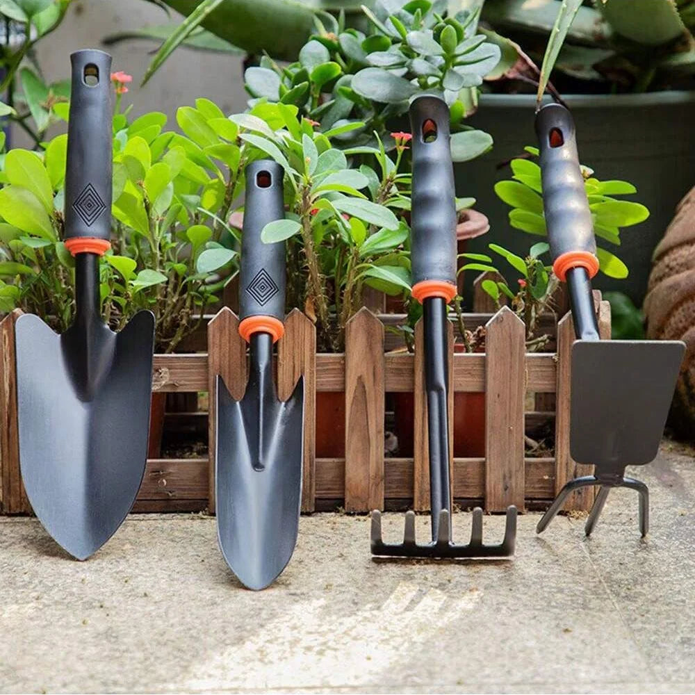 2-in-1 Heavy-Duty Garden Shovel and Hoe Set