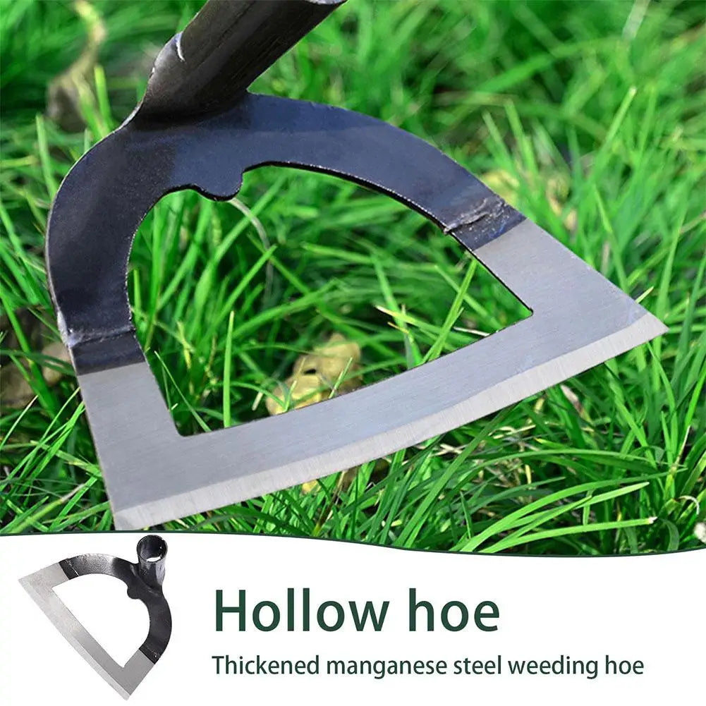 مقرّبة لرأس المعزقة المجوّف المصنوع من فولاذ المنغنيز | Close-up of the hollow manganese steel hoe head