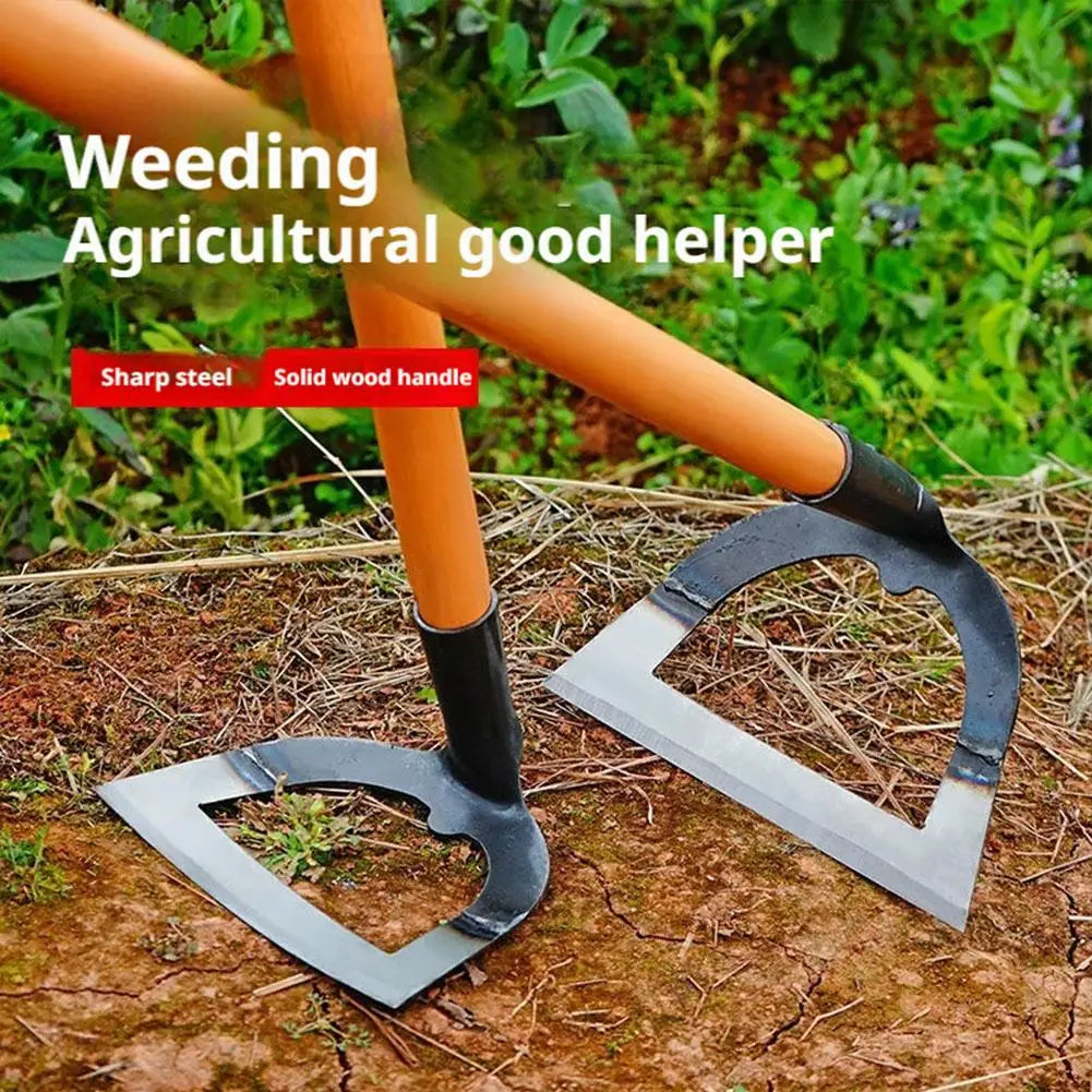 استخدام المعزقة المجوّفة لإزالة الأعشاب من التربة | Using the hollow hoe to lift weeds out of the soil