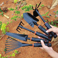 Double-Sided Iron Hoe and Mattock
