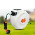 Wall-Mounted Retractable Garden Hose Reel