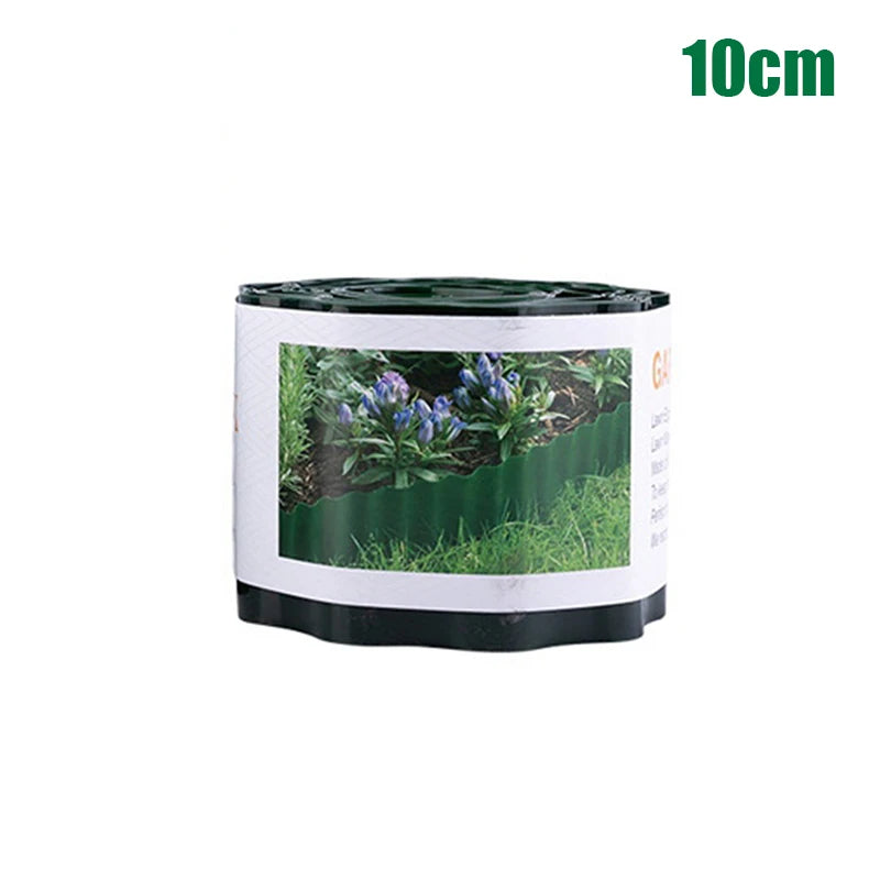 لفة سياج تحديد الأحواض المرن بارتفاع 10 سم — المقاس المعتمد | Flexible lawn edging roll, 10 cm high — the approved size