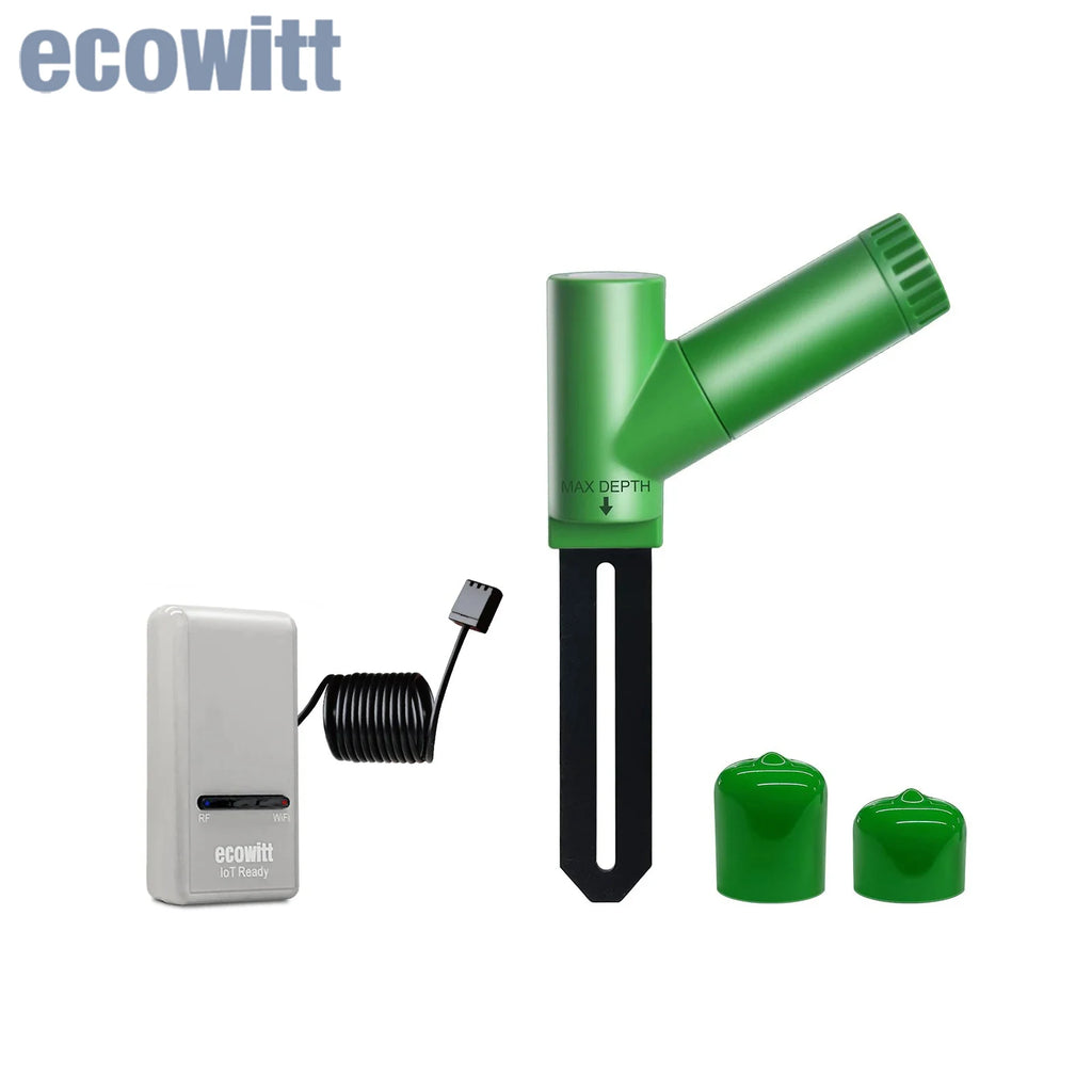 جهاز إيكوويت GW1206 لمراقبة رطوبة التربة — بوابة GW1200 ومستشعر التربة WH51 | Ecowitt GW1206 soil moisture monitor — GW1200 gateway and WH51 soil sensor