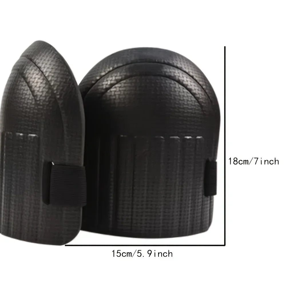 أبعاد واقي الركبة الإسفنجي 18 سم ارتفاع و 15 سم عرض | Foam knee pad dimensions: 18 cm high and 15 cm wide