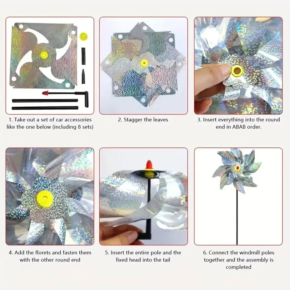 دليل تجميع الدوّار الهوائي في ست خطوات | Six-step assembly guide for the windmill