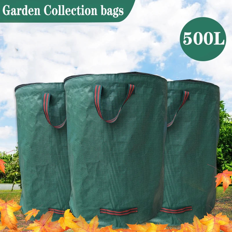 أكياس جمع نفايات الحديقة بسعة 500 لتر مع مقابض جانبية مقوّاة | Garden collection bags in the 500 L size with reinforced side handles