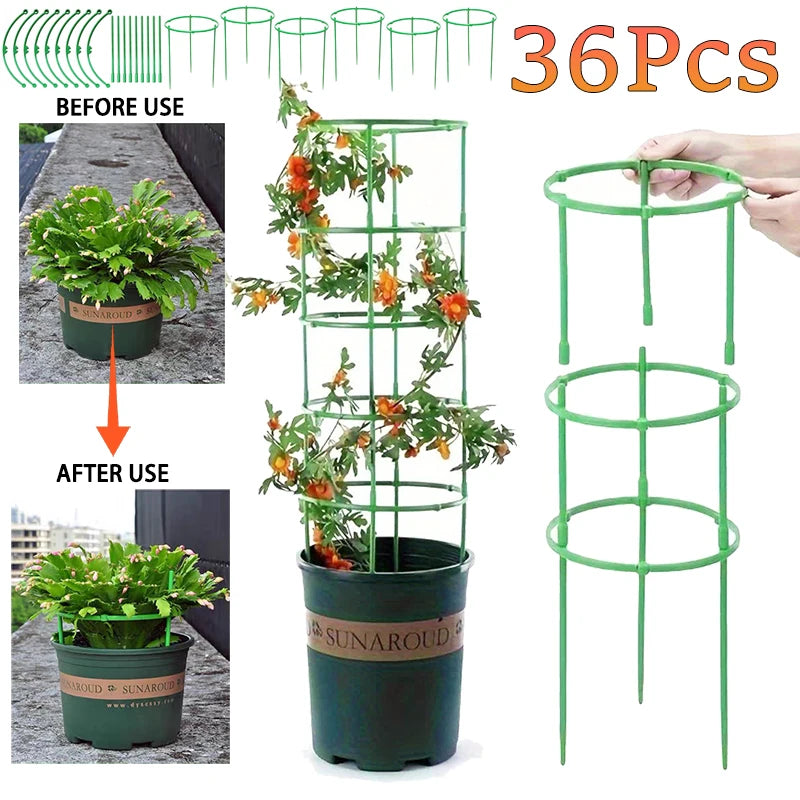 Half-Circle Plant Trellis Supports — 6 Pack